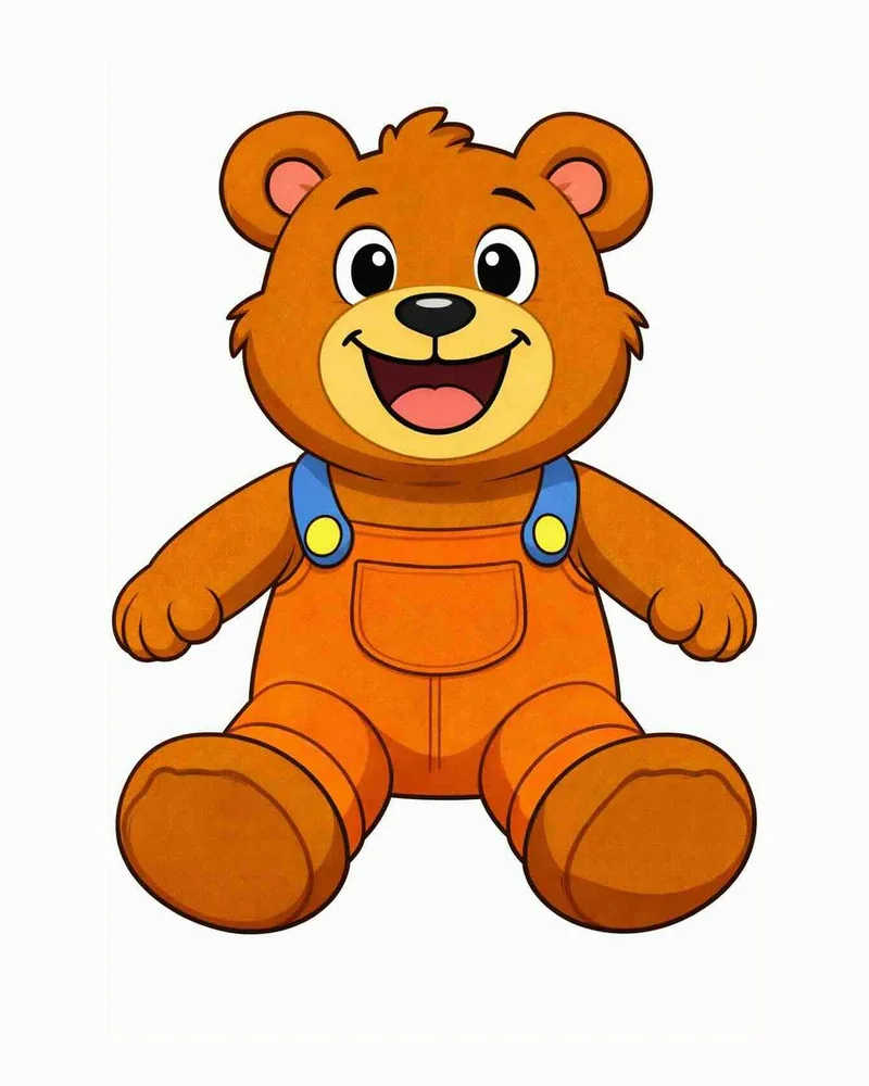 Bearie, the orange LifeToy bear